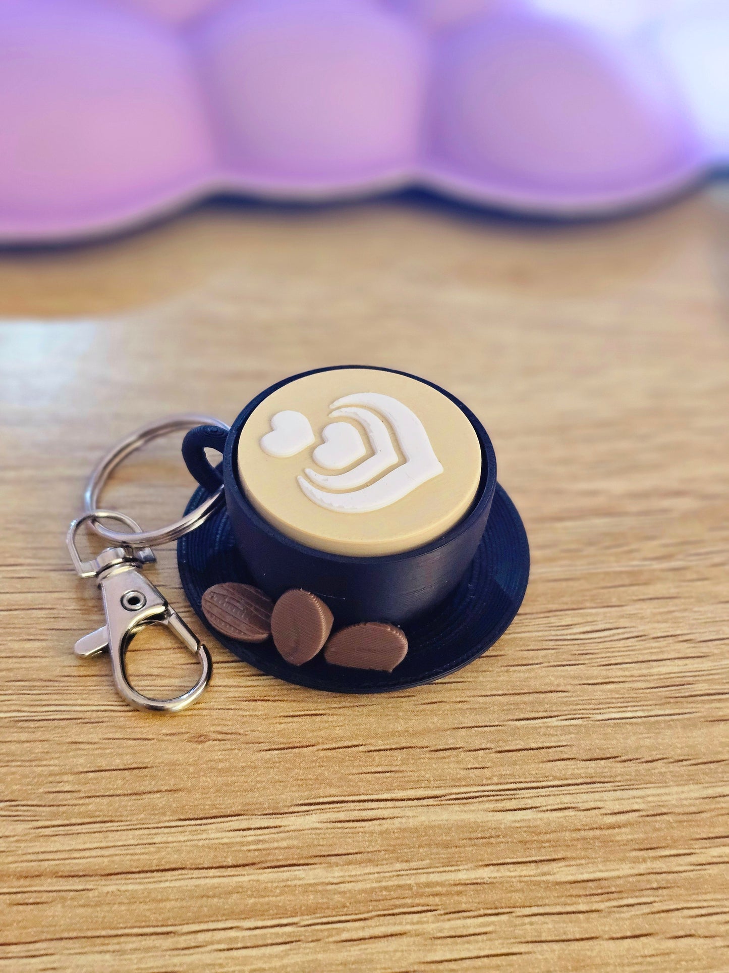 Mini Cappuccino Clicker – Fidget Toy Keychain