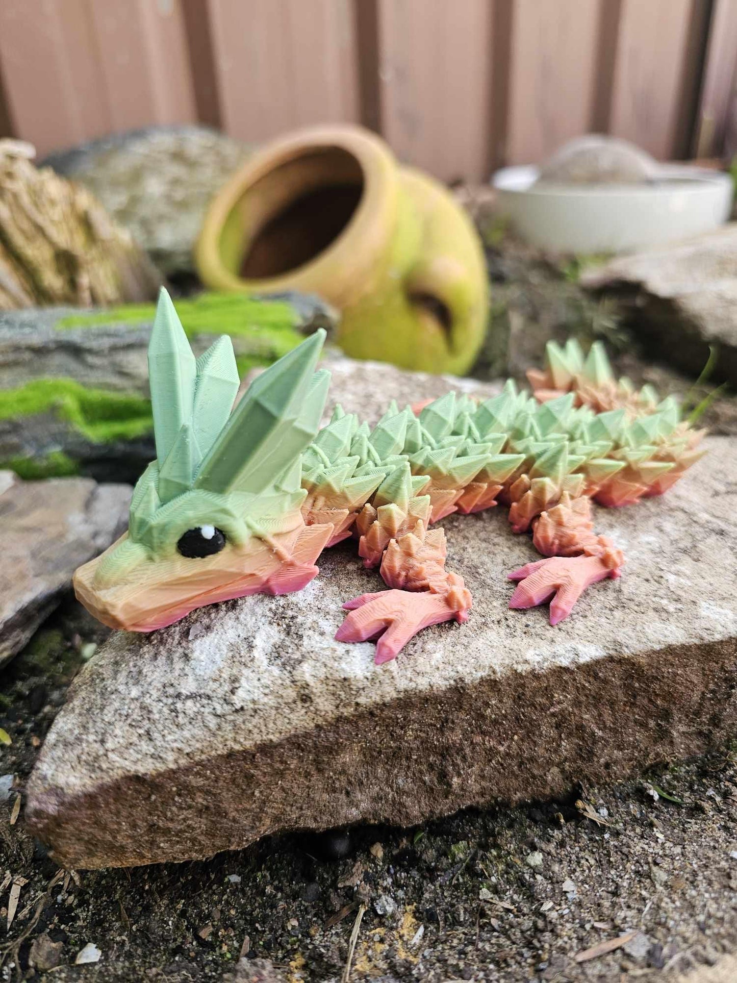 Crystal Dragon Short Tail