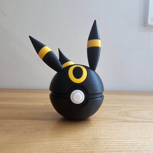 🌙#197 Umbreon Pokéball – 3D Printed Collectible 🌙