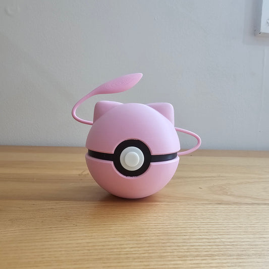 🩷#151 Mew Pokéball  – 3D Printed Collectible 🩷